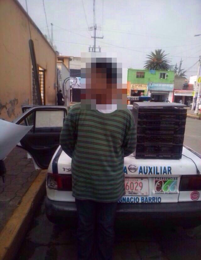 SSP-CDMX DETIENE EN FLAGRANCIA A LADRÓN DE CASA HABITACIÓN