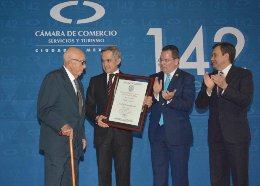 142 Aniversario de la Cámara Nacional de Comercio, Servicios y Turismo de la Ciudad de México