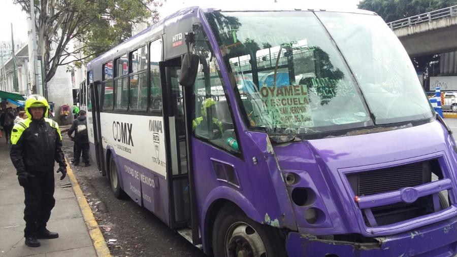 Remite SEMOVI 9 unidades de transporte público concesionado al corralón