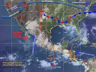 Propiciará onda tropical 19 tormentas puntuales muy fuertes en Oaxaca