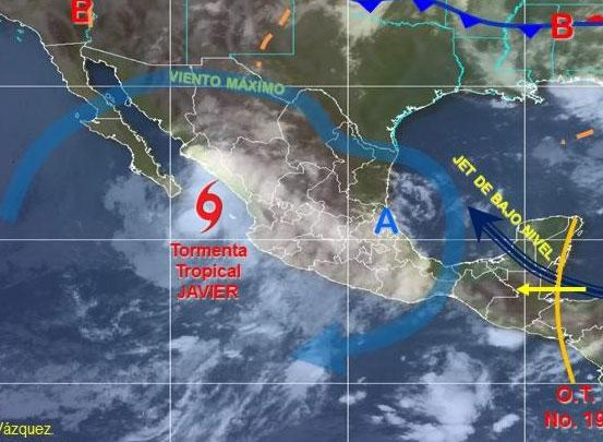 Onda tropical 19 podría generar lluvias fuertes en Chiapas