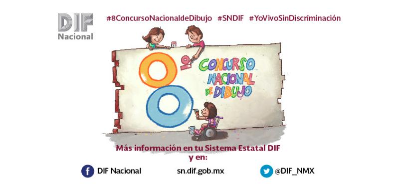 Invita DIF Nacional al concurso de dibujo Yo vivo sin discriminación