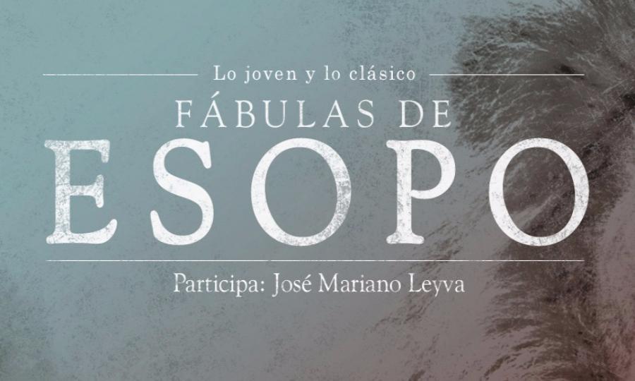 José Mariano Leyva profundizará sobre las fábulas de Esopo en el ciclo Lo joven y lo clásico