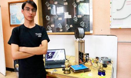 Con impresora 3d alumno crea piezas de construcciÃ³n