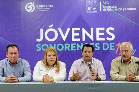 Presentan programa Jóvenes Sonorenses de 100