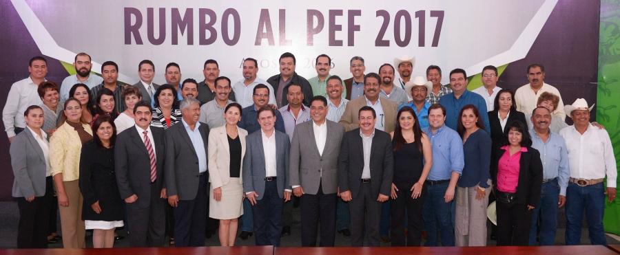 Construyen alcaldes electos y Gobierno Estatal propuesto PEF 2017