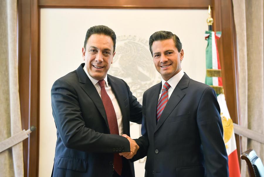Se reuniÃ³ el Presidente Enrique PeÃ±a Nieto con el Gobernador Electo de Hidalgo