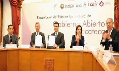 Firma MAR implementaciÃ³n del Plan Local de Gobierno Abierto Zacatecas