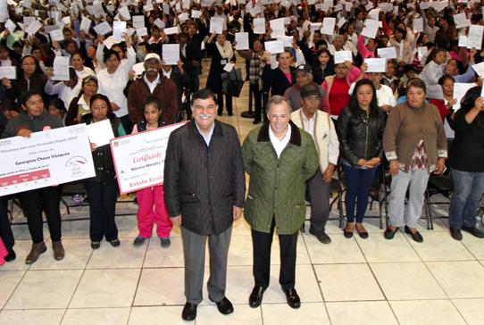 EN TLAXCALA HAY MÁS OPORTUNIDADES Y MENOS POBREZA GRACIAS AL TRABAJO DE MGZ: MEADE KURIBREÑA