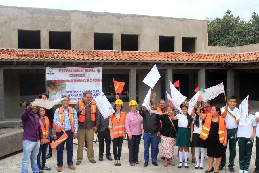 Inicia segunda etapa de construcción del Museo Comunitario en Ocuituco