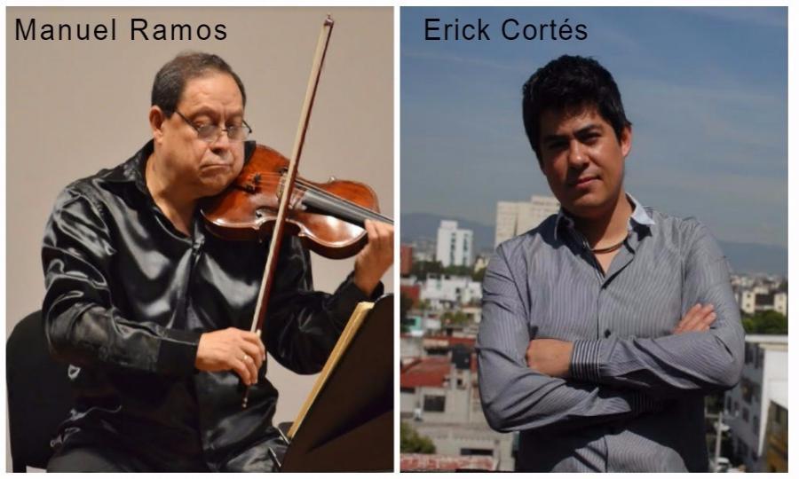 Manuel Ramos y Erik Cortés llevarán la música de violín y piano a la Secretaría de Relaciones Exteriores