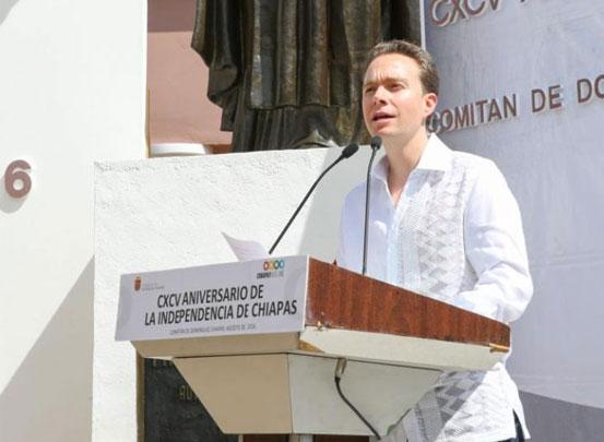 Conmemora MVC el 195 Aniversario de la Independencia de Chiapas