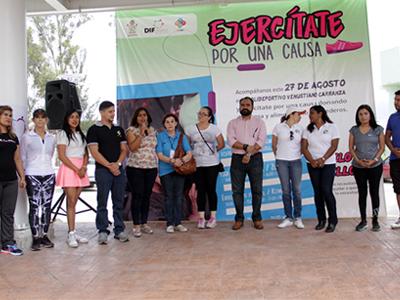 Realiza DIF Estatal colecta con a€œEjercítate por una causaa€