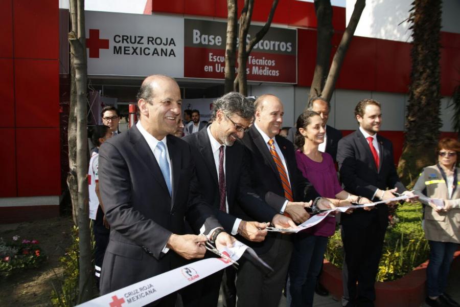 Recuperan en Tlalpan espacio para la Cruz Roja Mexicana