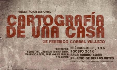 Se presentarÃ¡ CartografÃ­a de una casa de Federico Corral Vallejo