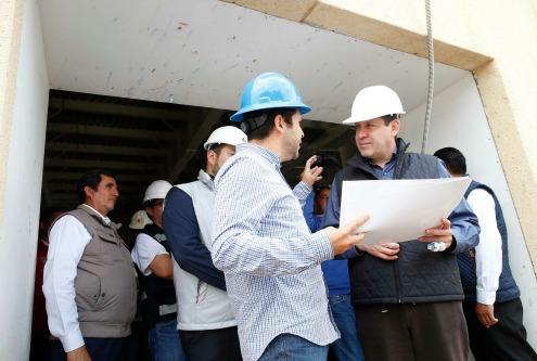 Supervisa Eruviel Ávila construcción del Centro de Convenciones del Estado de México