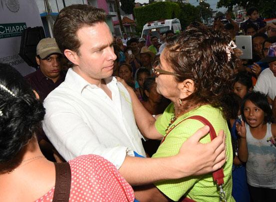 Tengan la certeza de que ninguna familia damnificada está sola: MVC