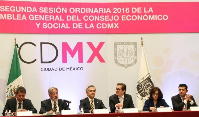Encabeza Jefe de Gobierno Segunda Sesión del Consejo Económico y Social de la Ciudad de México