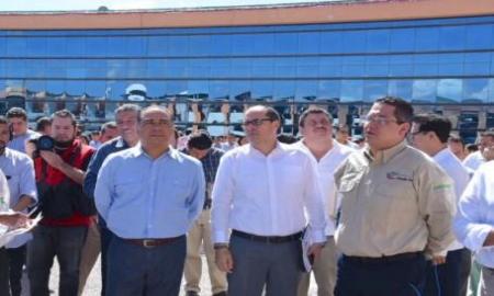 Encabeza HÃ©ctor Astudillo macro simulacro por sismo en Palacio de Gobierno