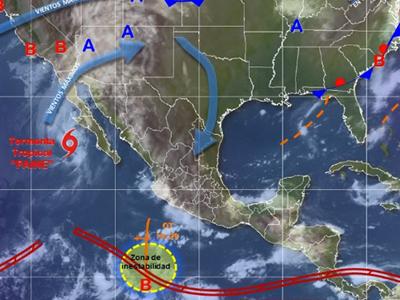 Prevalecerán temperaturas calurosas y tormentas fuertes en Oaxaca