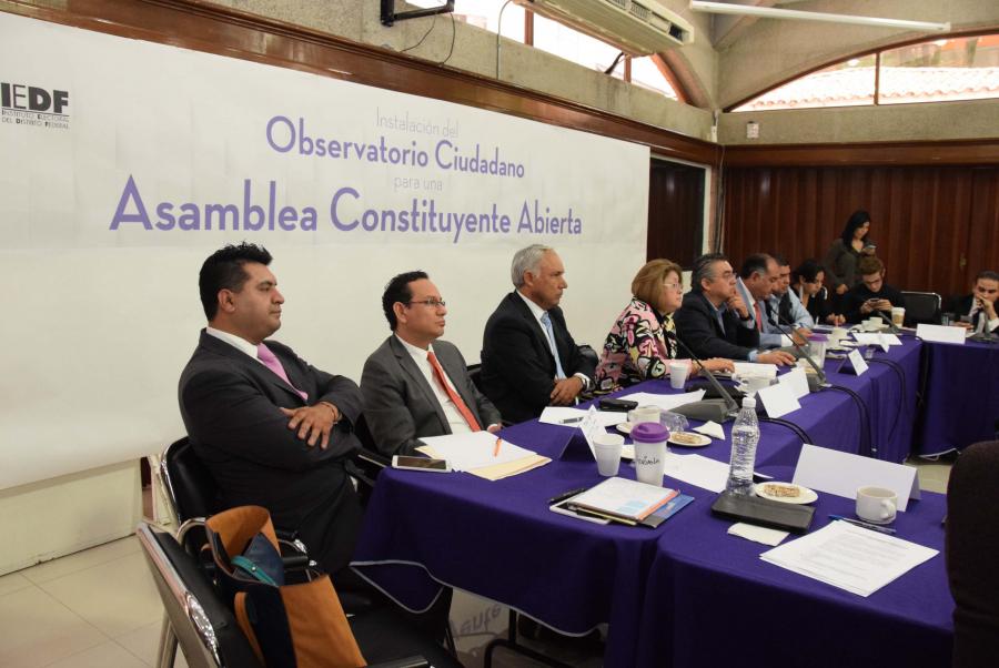 Exhorta â€œEl Observatorio Ciudadano para una Asamblea Constituyente Abiertaâ€ en la CDMX
