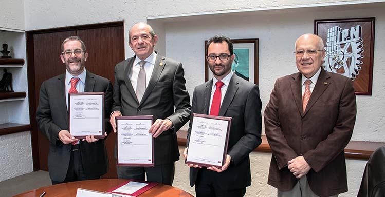 Ratifican IPN, Santander Universidades y Universia, 11 años de colaboración