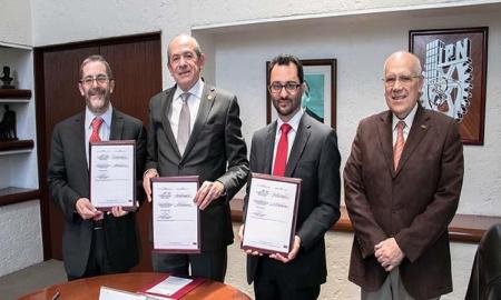 Ratifican IPN, Santander Universidades y Universia, 11 aÃ±os de colaboraciÃ³n