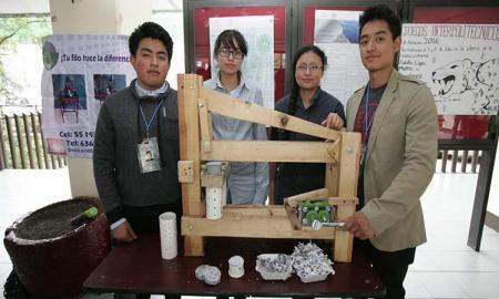 Reutilizan politÃ©cnicos desechos orgÃ¡nicos para elaborar combustible