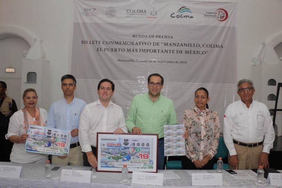 Anuncia JIPS billete de lotería que promociona a Manzanillo
