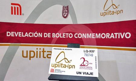 Conmemoran 20 aniversario de la UPIITA con boleto del metro