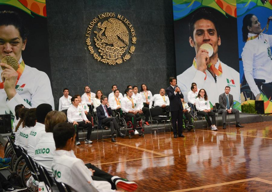 Reconocimiento a la delegación mexicana y medallistas paralímpicos de Río de Janeiro 2016