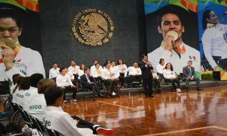 Reconocimiento a la delegaciÃ³n mexicana y medallistas paralÃ­mpicos de RÃ­o de Janeiro 2016