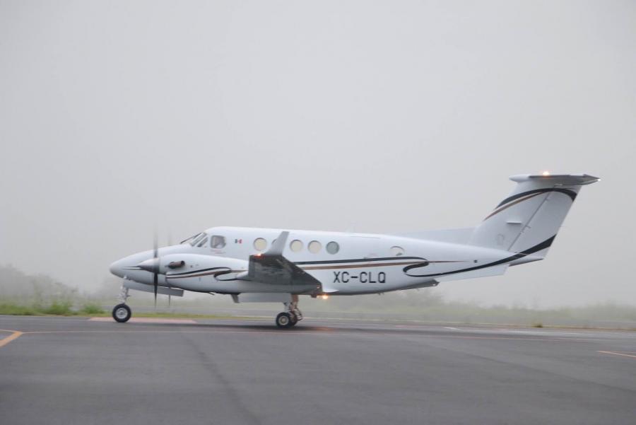 Vuela avión de gobierno del estado rumbo a su revisión final para cerrar compra-venta