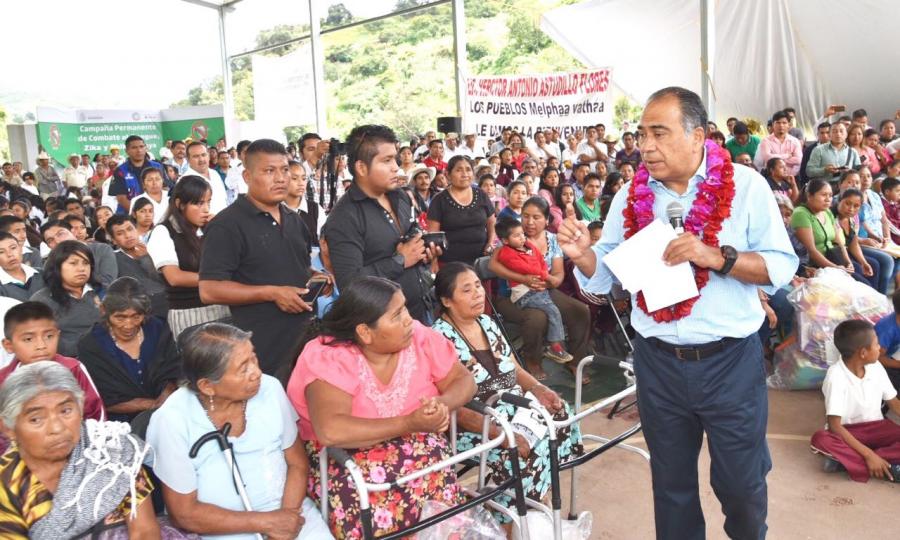 Inversión de más de 52 mdp para obras sociales en Atlamajalcingo del Monte anuncia Héctor Astudillo