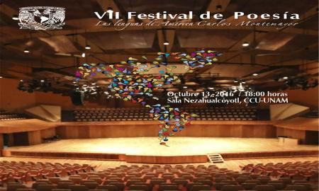 EN LA UNAM, VII FESTIVAL DE POESÃA LAS LENGUAS DE AMÃ‰RICA. CARLOS MONTEMAYOR