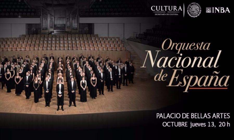 La Orquesta Nacional de EspaÃ±a llegarÃ¡ al Palacio de Bellas Artes