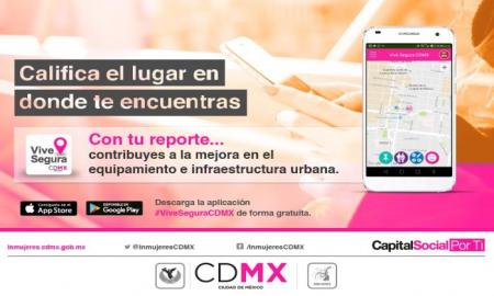 Registra aplicaciÃ³n mÃ³vil â€œVive Segura CDMXâ€ mÃ¡s de cuatro mil descargas