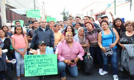 Con recorrido en predios en Barrio Tepito Diputada Dunia Ludlow celebra su 1er Informe de Actividades