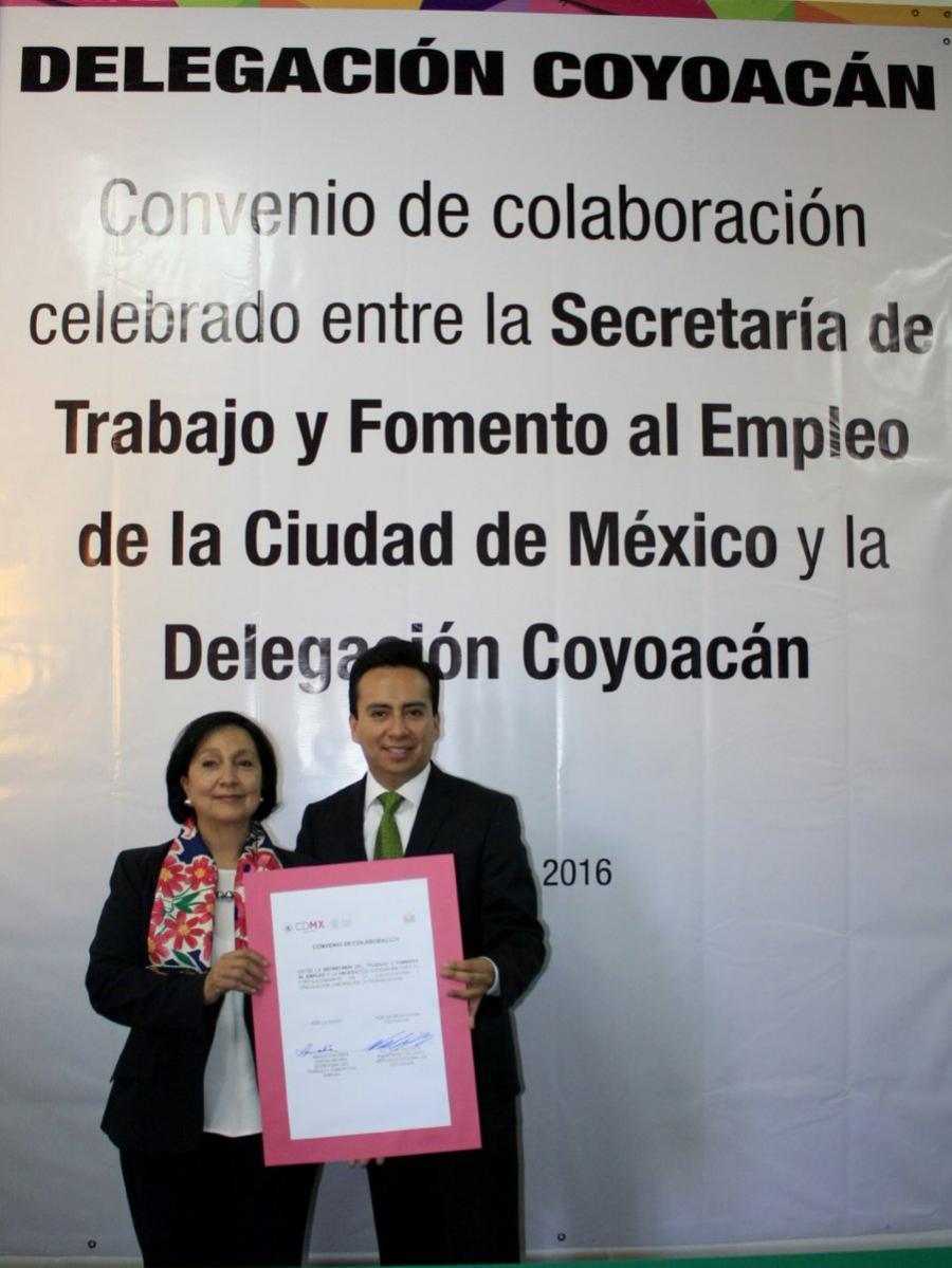 Firma Convenio de ColaboraciÃ³n entre STyFE de la CDMX y la DelegaciÃ³n CoyoacÃ¡n