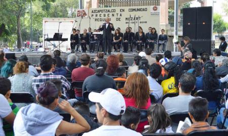 En Azcapotzalco, por primera vez, El RÃ©quiem de Mozart en plaza pÃºblica