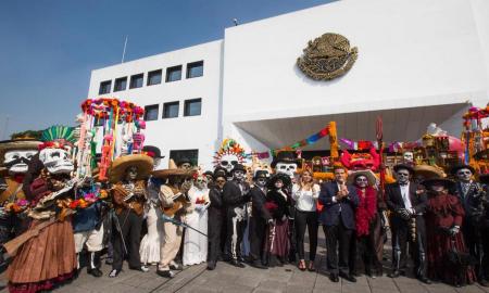 Desfile conmemorativo del DÃ­a de Muertos
