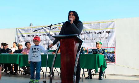 ENCABEZA DIONE ANGUIANO SORTEO ANUAL DEL SERVICIO MILITAR