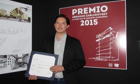 ENTREGAN EN LA UNAM PREMIO ABRAHAM ZABLUDOVSKY A LA MEJOR TESIS DE COMPOSICIÃ“N ARQUITECTÃ“NICA