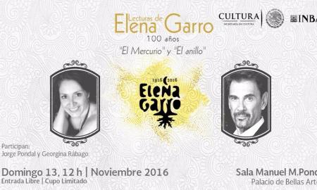 ContinÃºa en noviembre el ciclo de lecturas dedicadas a la escritora mexicana Elena Garro