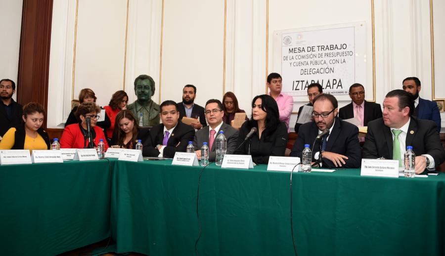Solicita Dione Anguiano más presupuesto para Iztapalapa