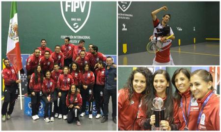Tres oros y un bronce para MÃ©xico en la VI Copa del Mundo de FrontÃ³n 30 Metros