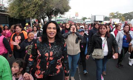 CAMINATA PARA ERRADICAR VIOLENCIA HACIA LAS MUJERES