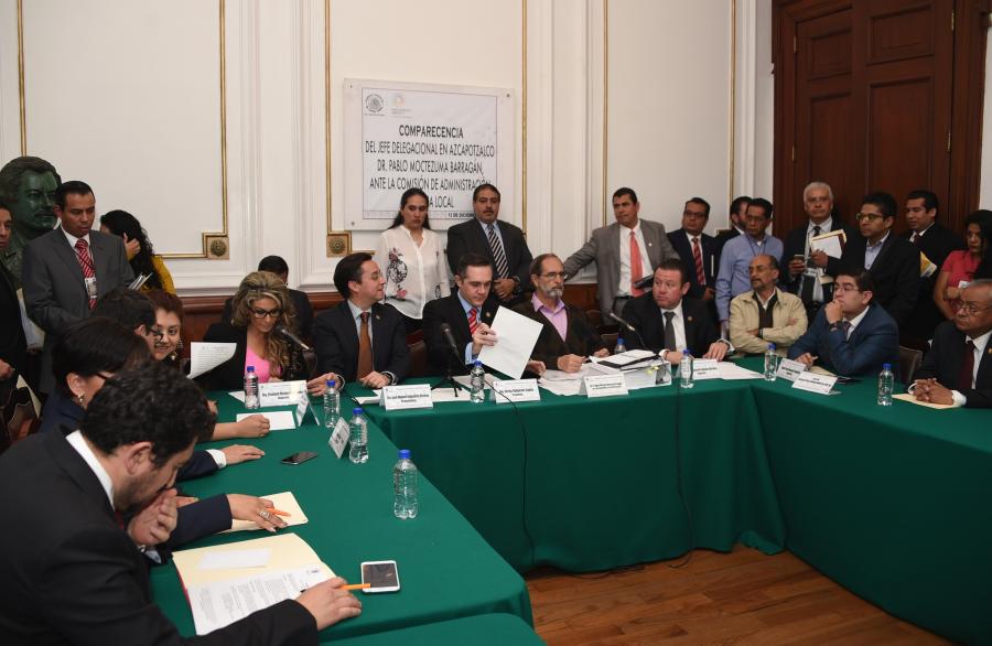 Pablo Moctezuma delegado de Azcapotzalco, entregó informe sobre aplicación del presupuesto 2016