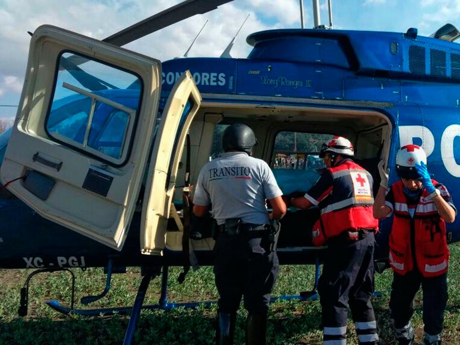 ERUM y CÃ³ndores de la SSP-CDMX apoyan en labores de rescate por explosiÃ³n en Tultepec 