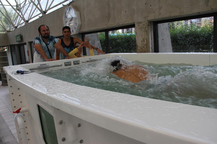 Ofrece CNAR canal de nado contracorriente a practicantes de disciplinas acuáticas